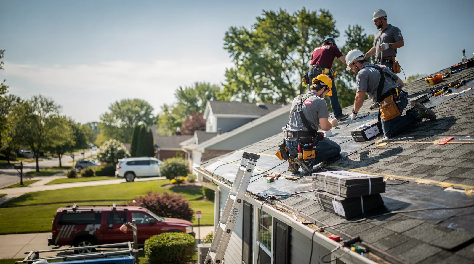 Roof Repair in Chadwick, IL around you